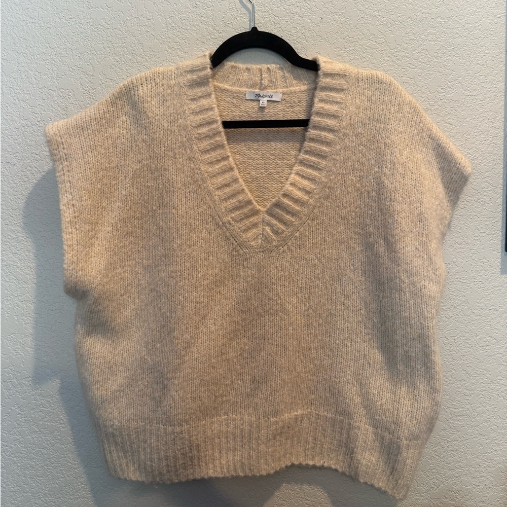 Madewell Balsam Cap Sleeve Sweater
